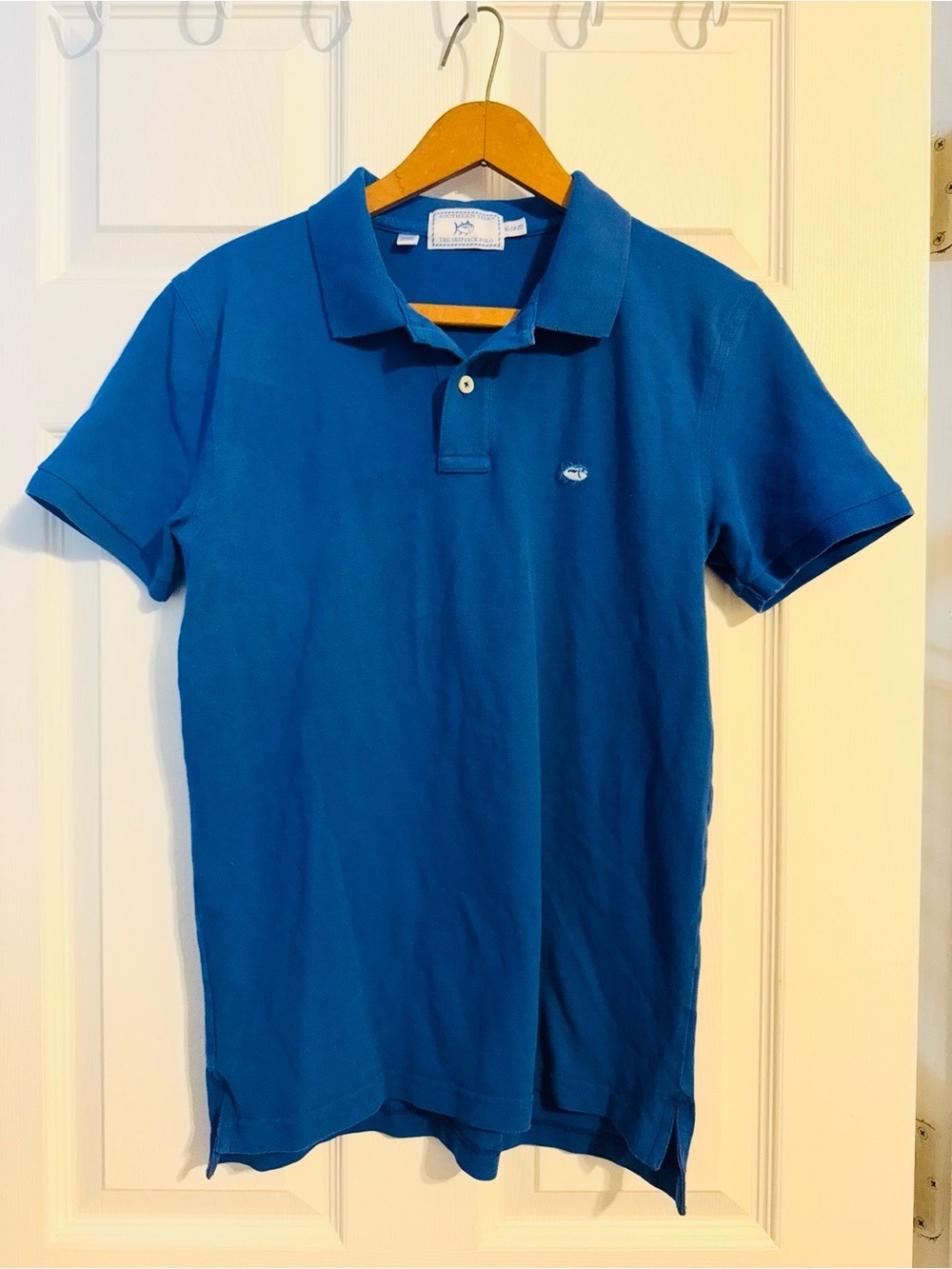 Southern Tide Royal Blue Polo with Skipjack Emblem - Picture 3 of 5